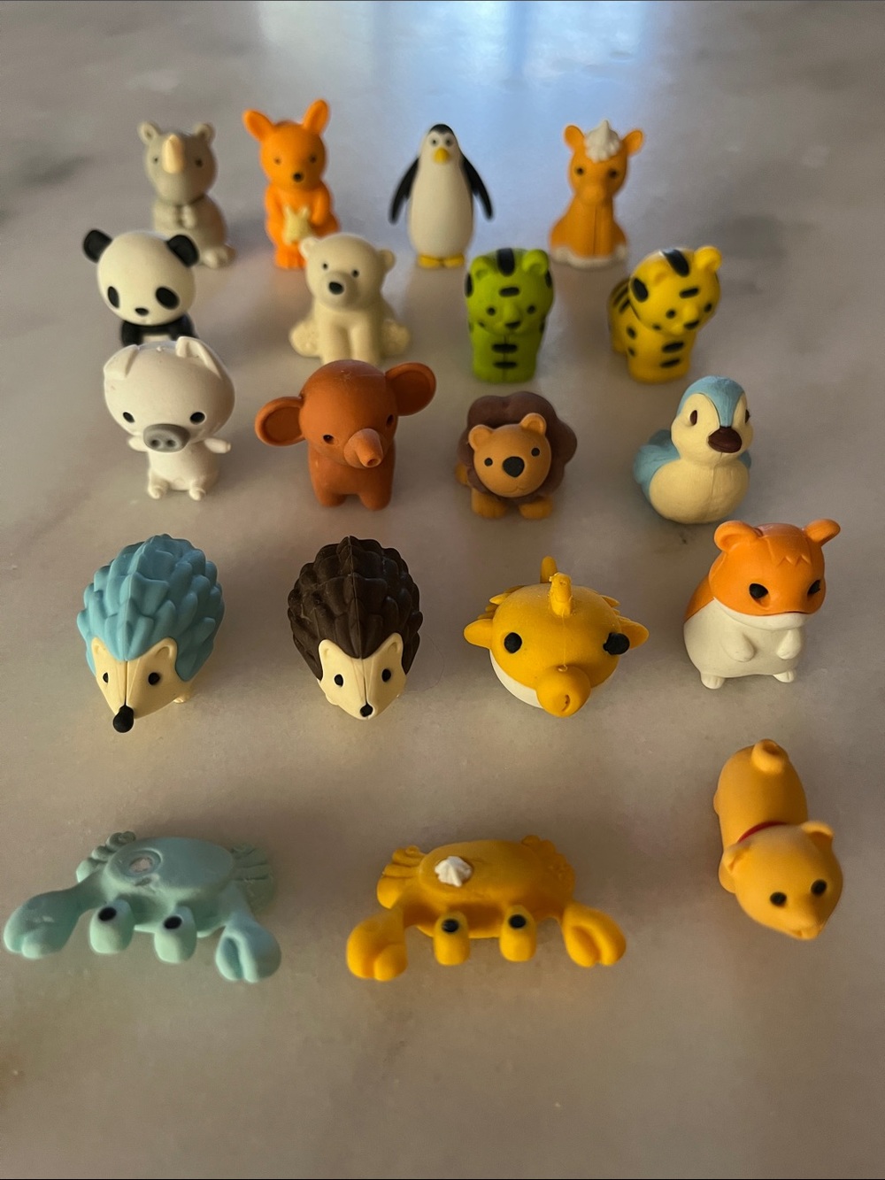 Japanese Collectible Colorful Erasers Set